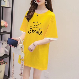 Áo thun nữ ngắn tay cổ tròn thời trang Hàn