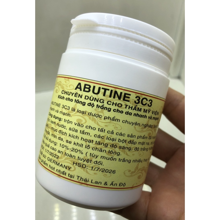 Kem kích trắng thái lan Abutine 3c3 siêu trắng toàn thân 250g