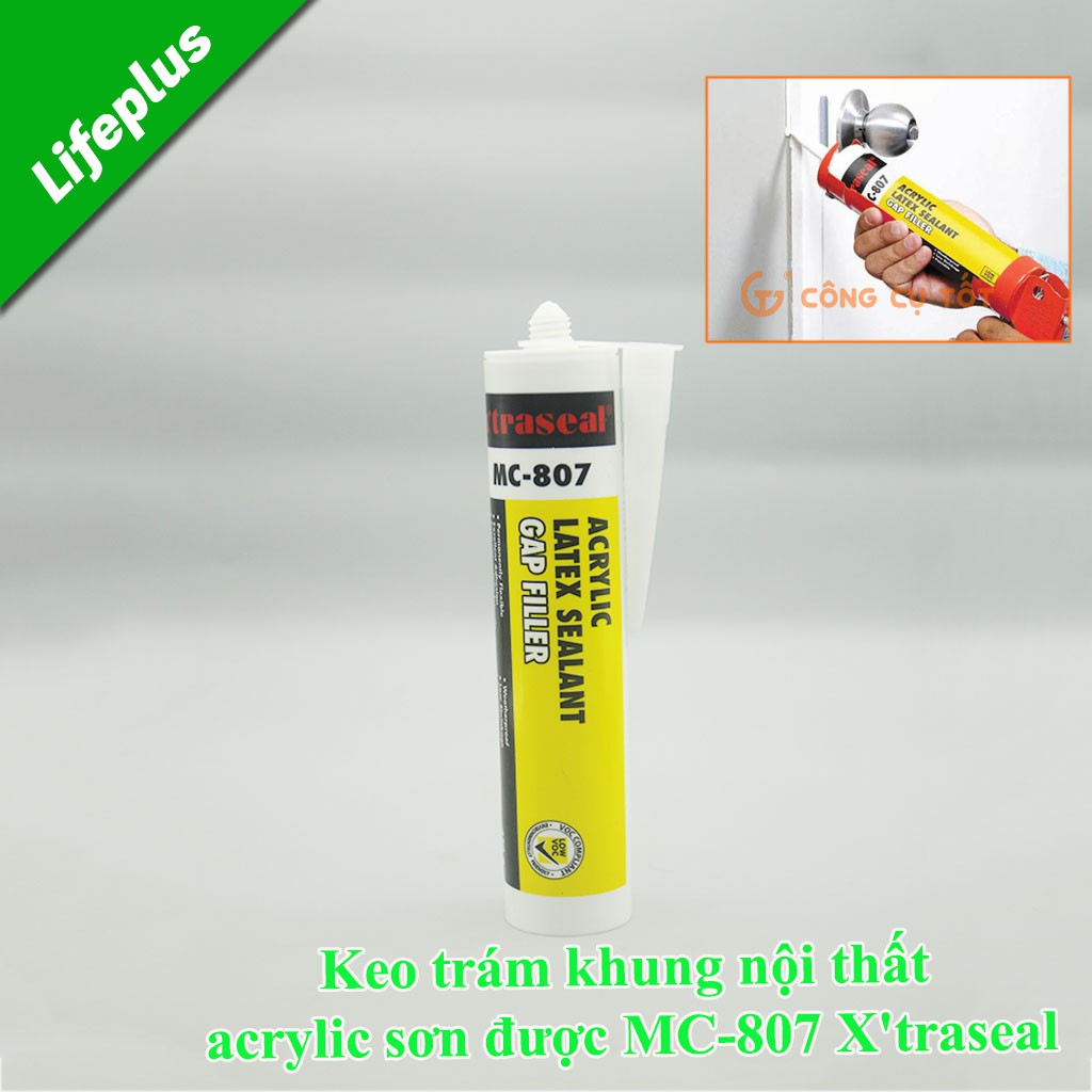 Keo trám khung nội thất acrylic MC-807 X'traseal Malaysia