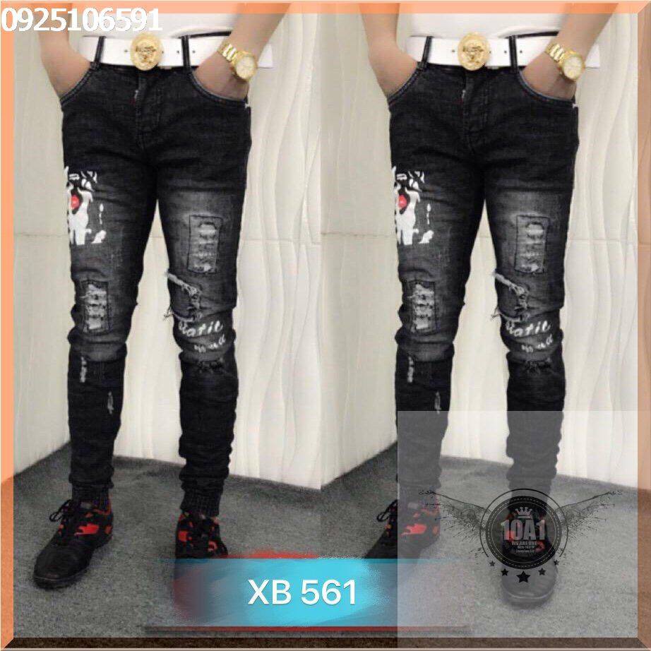 [FREESHIP-TRỢ GIÁ SHOPEE] Quần jean nam rách dạo phố | Quần bò nam rẻ đẹp | quần jeans nam thời trang