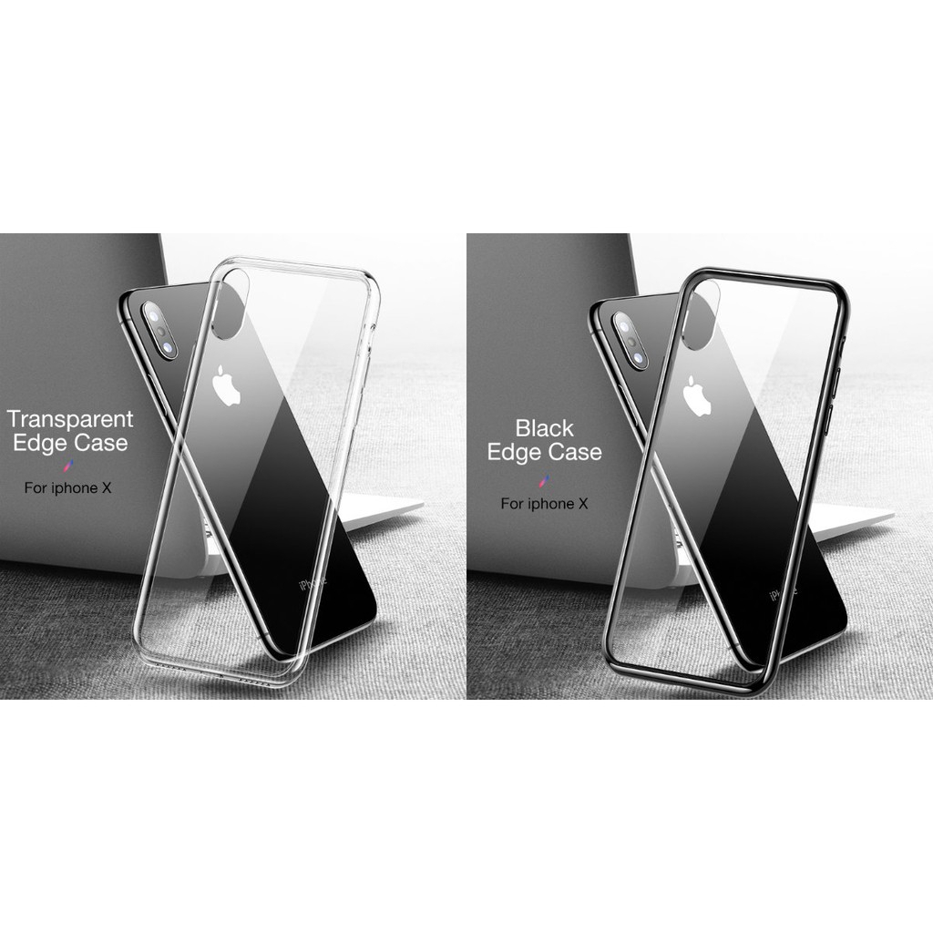 Ốp lưng kính cường lực trong suốt 6D chuyên dụng cho Iphone X 8 7 Plus XR XS Max | BigBuy360 - bigbuy360.vn