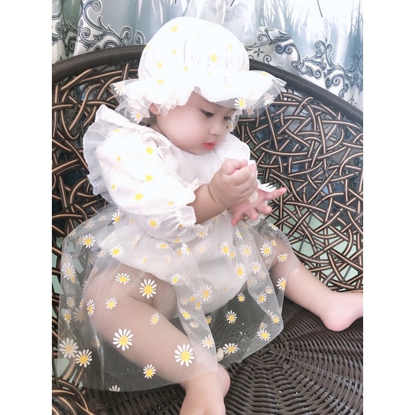 BODY HOA CÚC TRẮNG CHO BÉ GÁI