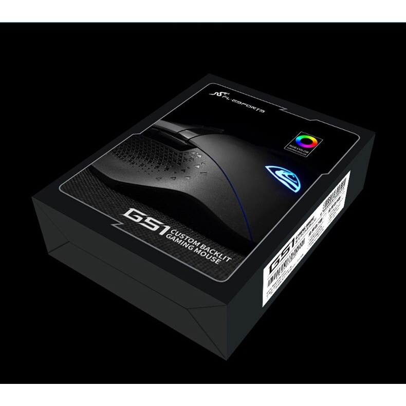Chuột gaming FL-ESPORTS G51 biểu tượng hình rắn có đèn led- Hàng chính hãng, Full Box
