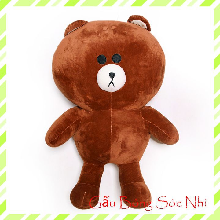 Gấu Bông Brown Size 60cm  FREESHIP  Gấu Bông Sóc Nhí - Gấu bông brown cao cấp