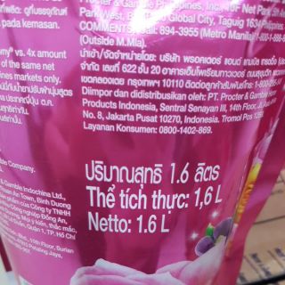 Nước Xả Downy Cánh Đồng Hoa 1.6L