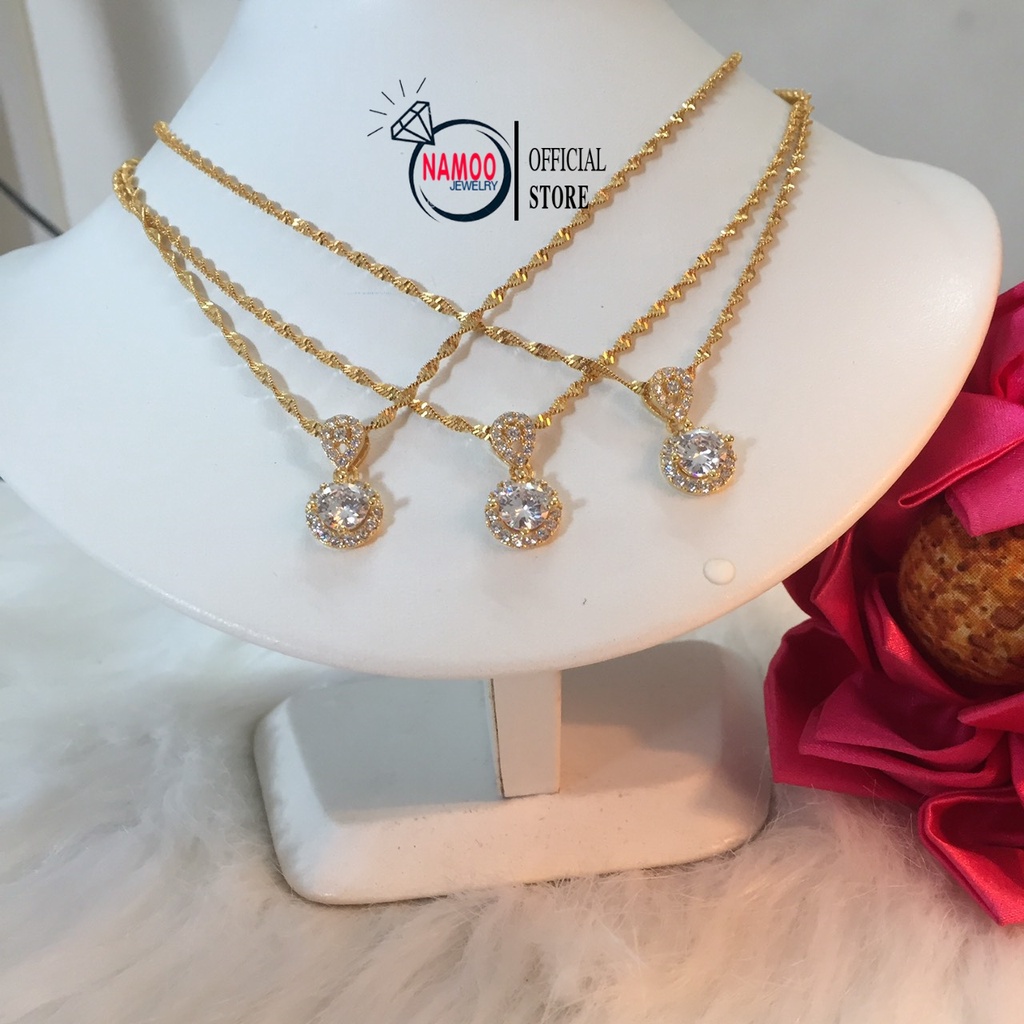 Dây chuyền nữ V561 Đính Đá Namoo Jewelry