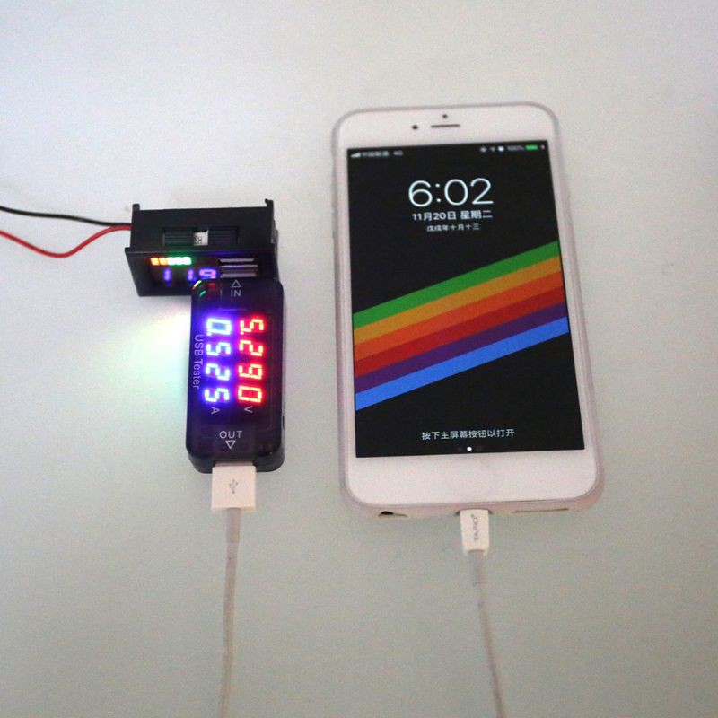 Vôn Kế Mini Có Đèn Led Xanh Cho Xe Máy Dc 12v Đầu Ra Usb 5v2a