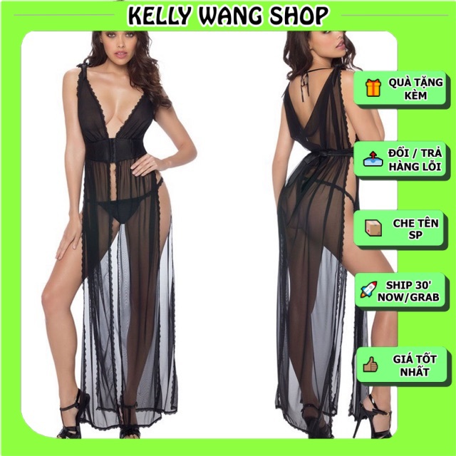 SX376 váy ngủ sexy 45-70kg -đồ ngủ gởi cảm KELLY WANG