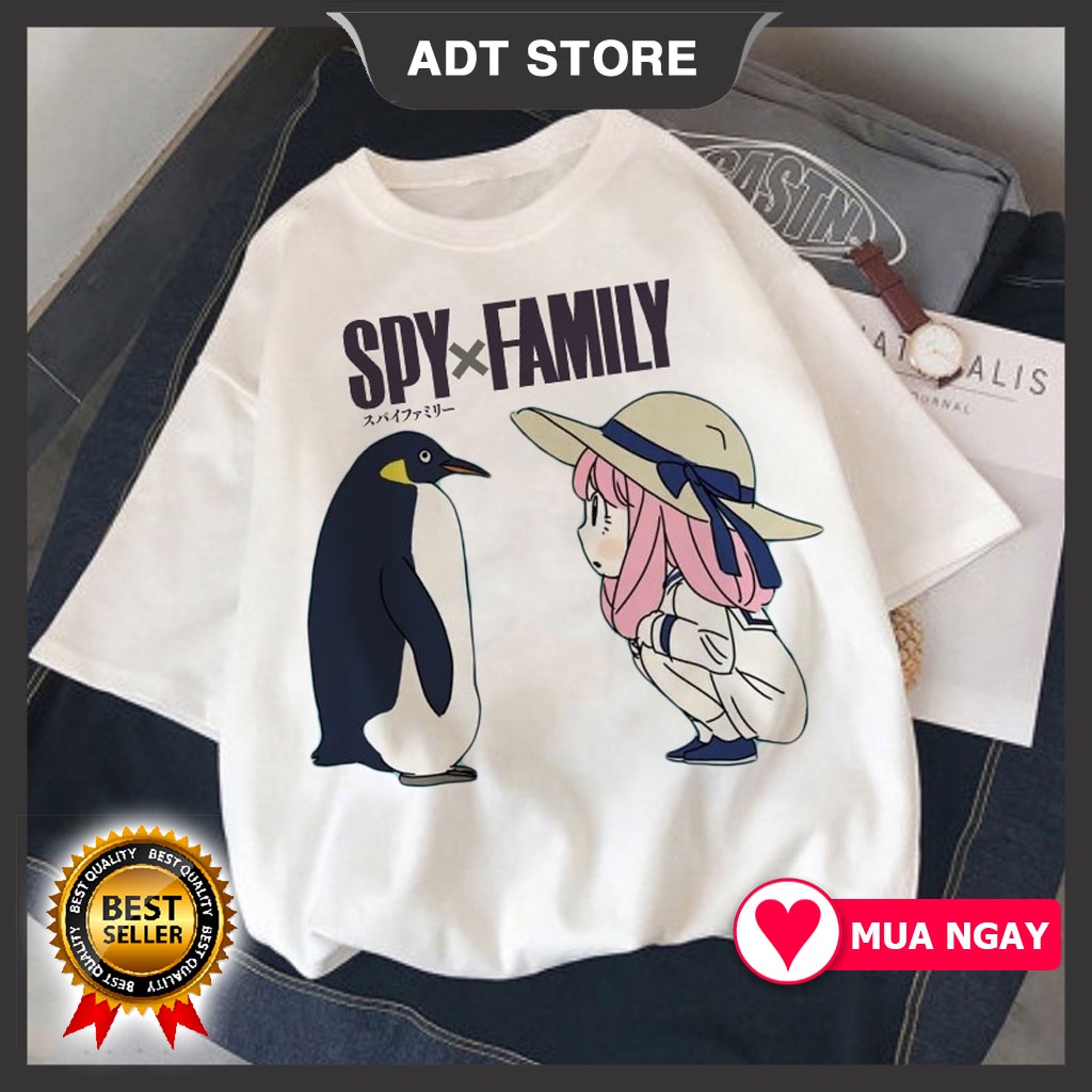 Top 4 Mẫu Áo thun Spy X Family Anya Forger Anime Manga độc đẹp siêu ngầu