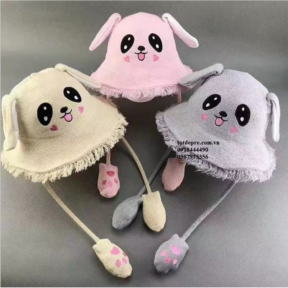 Mũ bóp tai thỏ mùa hè