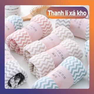 Khăn Mặt Kẻ Sọc Hàn Quốc 30x50, Siêu Mềm, Siêu Thấm Hút Nước Cực Tốt, Thích Hợp Mọi Loại Da