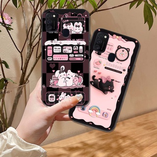 ốp lưng điện thoại Samsung M21 / M30s bộ hình gấu nâu chibi vô cùng đáng yêu