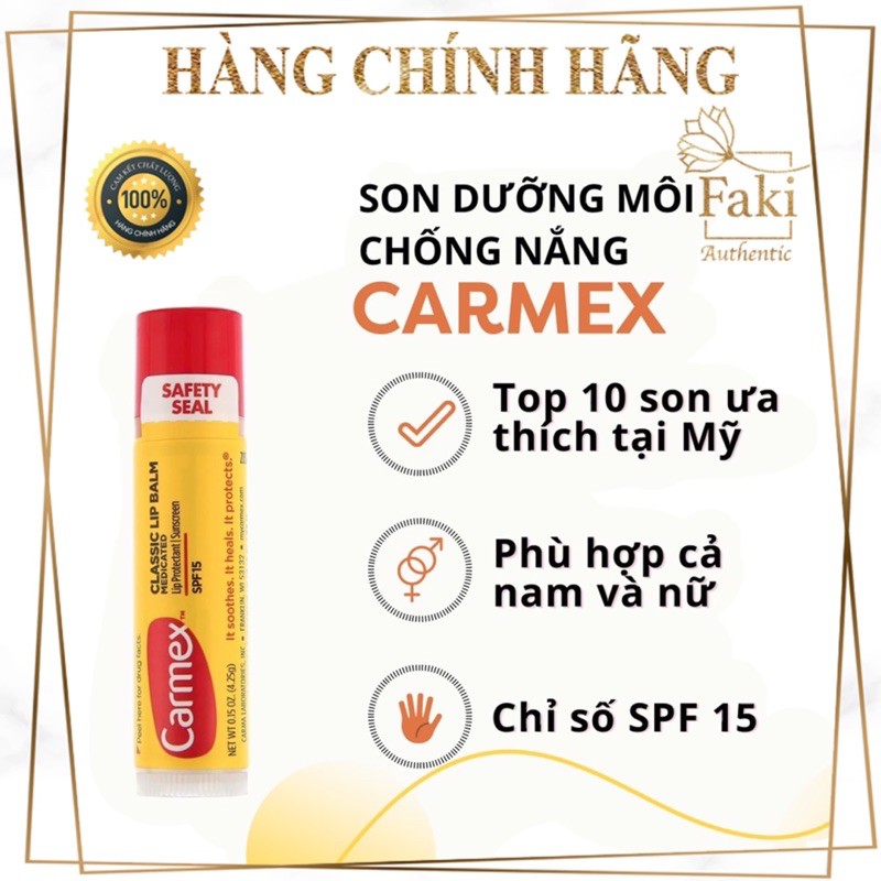 Son dưỡng môi Camex chống nắng Spf 15