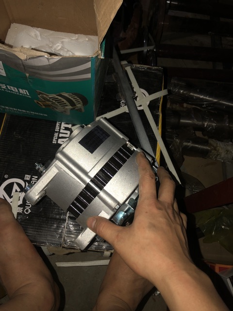 Sản phẩm gia đình làm: máy phát Ô lin HỔ VỒ trường hải 6 tấn DF375 hàng 55a 1000w