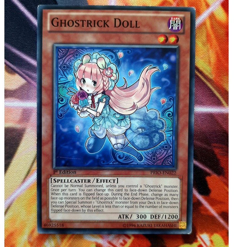 THẺ BÀI YUGIOH MINT 90 -TCG - Ghostrick Doll -NGÔN NGỮ TIẾNG ANH