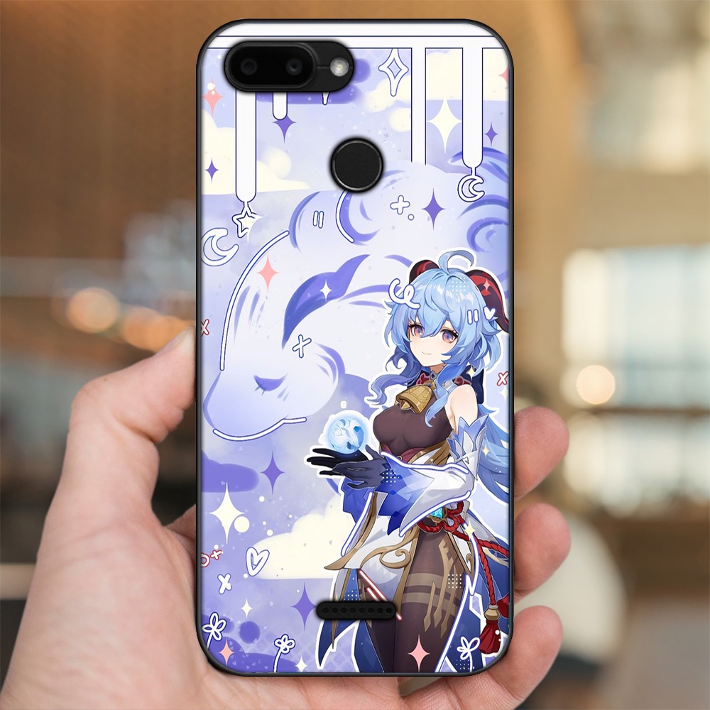 Ốp lưng Xiaomi Redmi 6 viền đen in hình Ganyu Genshin Impact