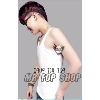 Áo nịt dáng dài không gài không dán (tròng) có gen. có viền/ không viền Tomboy Transguy Mr Fop