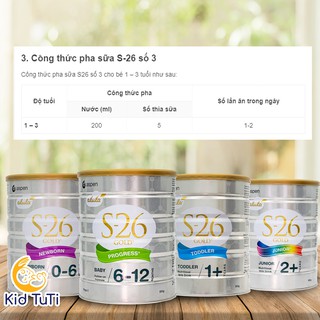 SỮA S26 ÚC SỐ 3 COMBO 2 HỘP ( Date tháng 11/2023)