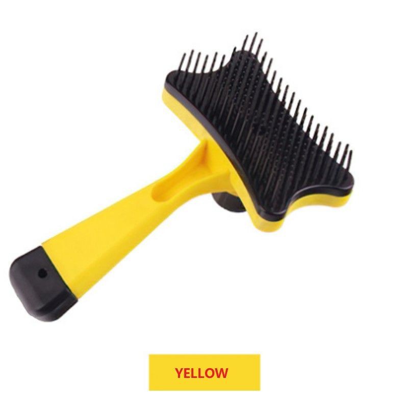 [Mã PET50K giảm Giảm 10% - Tối đa 50K đơn từ 250K] Lược Chải Lông Chó - Mèo - Thỏ - Bọ Có Nút Bấm Đẩy Lông