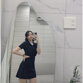 KT36 - ĐẦM CUT OUT LƯNG