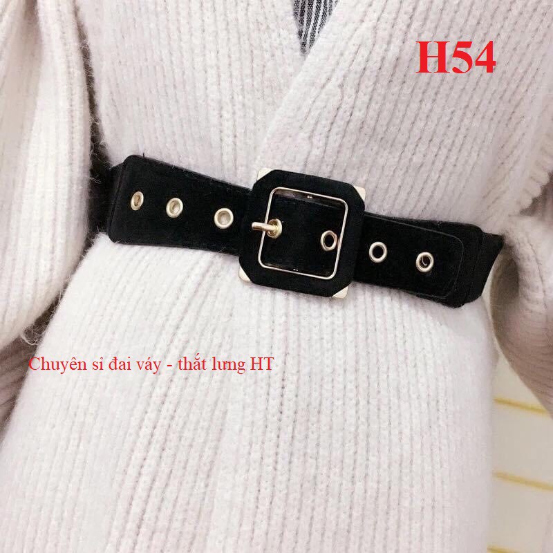 Đai váy belt nhung 4cm H54