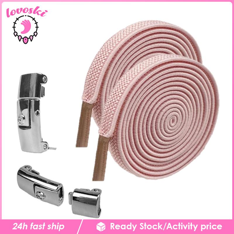 [Lovoski] Dây Buộc Giày Co Giãn Không Cần Buộc Nhanh Chóng Cho Người Lớn Tập Luyện