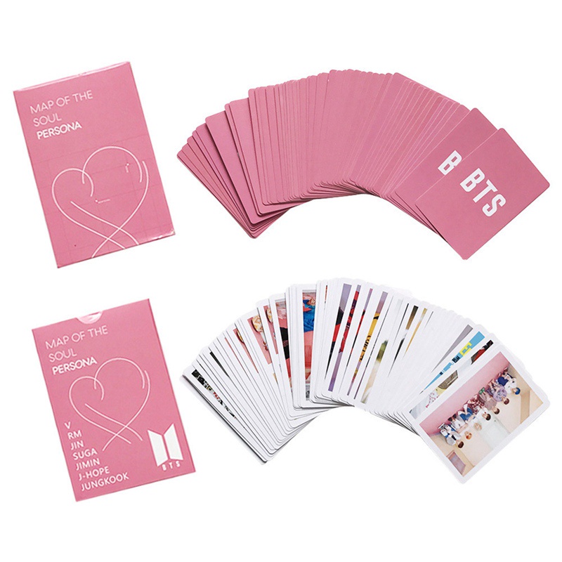 Set 54 tấm thẻ ảnh lomo card nhóm nhạc BTS