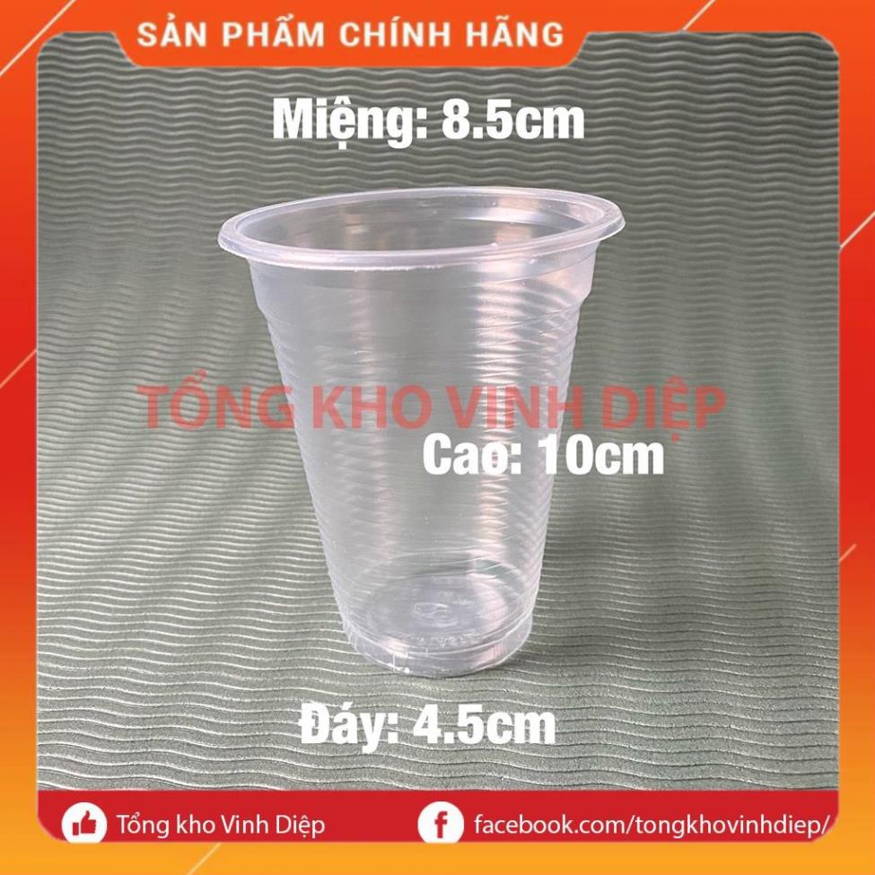 50 Cốc nhựa dùng 1 lần dung tích 140ml 220ml 280ml 300ml 400ml 500ml