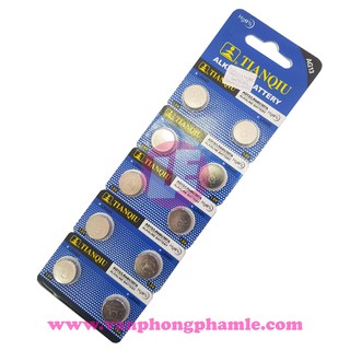 Pin tròn nhỏ AG13 (Vỹ 10 Cục)