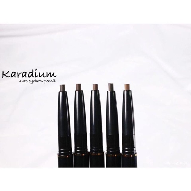 Chì kẻ mày Karadium Flat Eyebrown Pencil 2 đầu 01 02 03 04 05