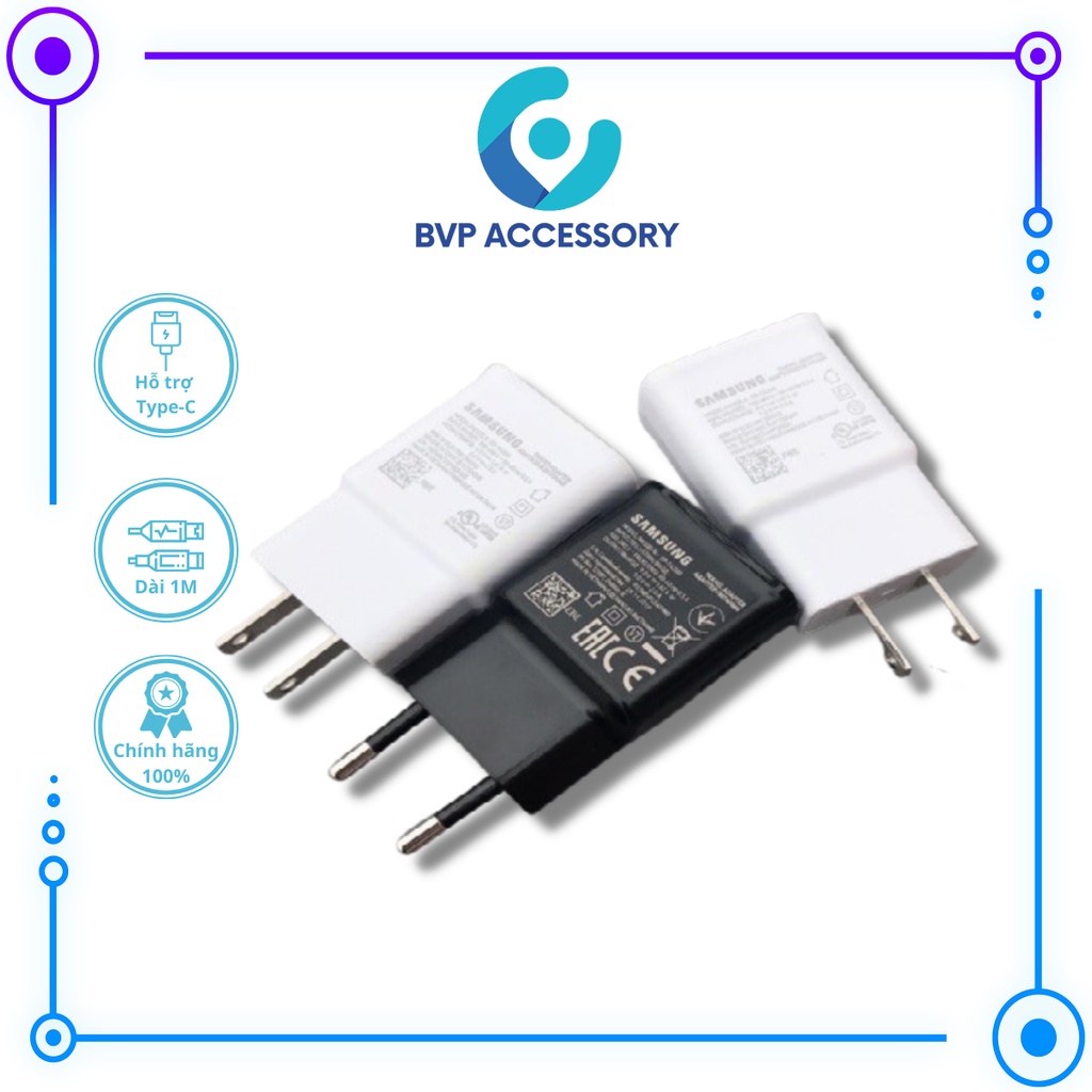 Củ sạc nhanh 15W Samsung chính hãng dùng cho note10 A50 A51 A70 A71 A31 NOTE9 NOTE8 S8 S10 5A A11 A7 S9 - BVP ACCESSORY