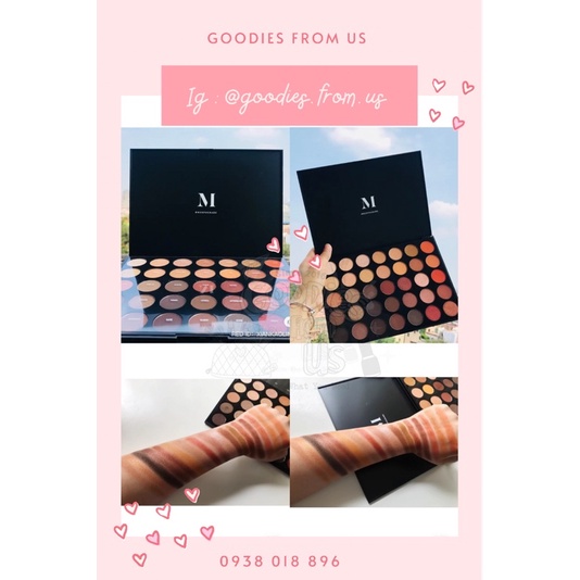 Bảng phấn mắt Morphe 350 Nature Glow Eyeshadow Palette SALE 50% !!