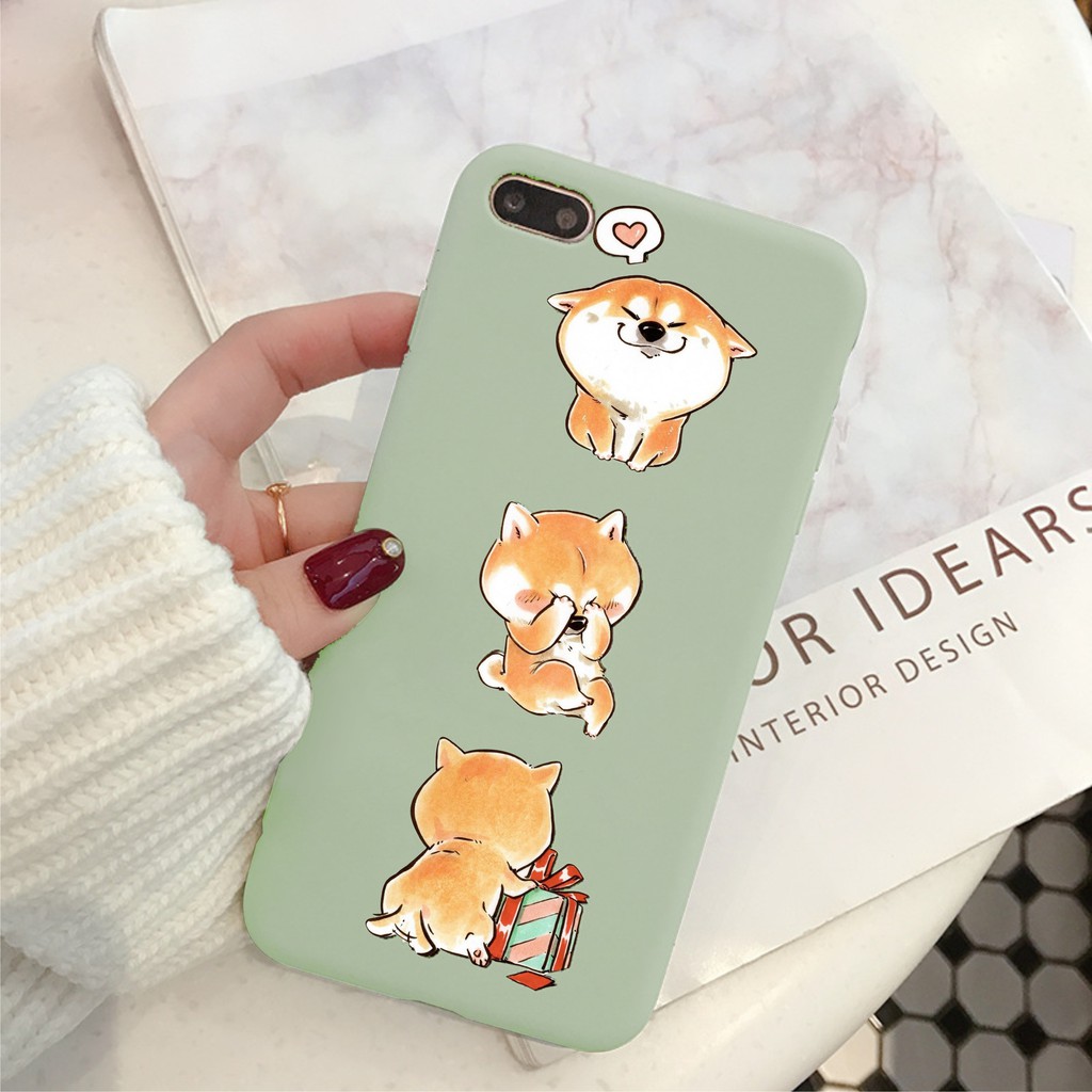 [ OPPO ] Ốp Lưng Silicon Shiba Kute - B098