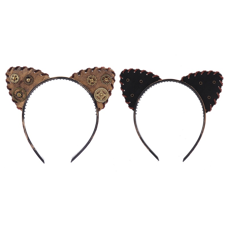 Băng Đô Tai Mèo Phong Cách Steampunk