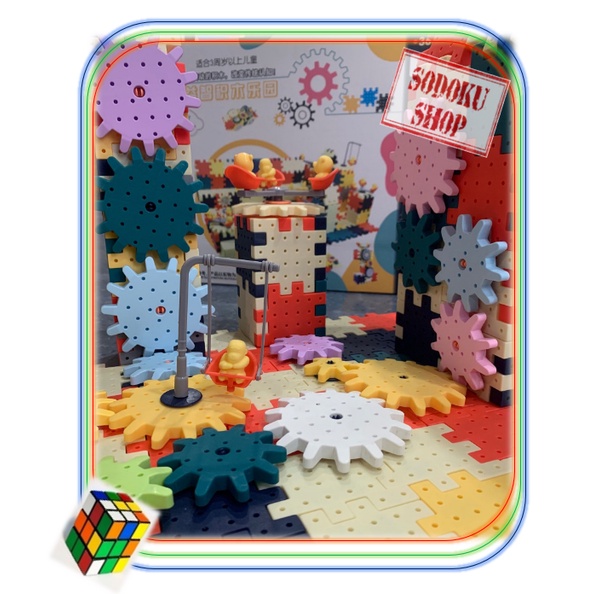 03022 Đồ Chơi Lắp Ráp Mô Hình, Bộ Lắp Ghép Bánh Răng 83PCS