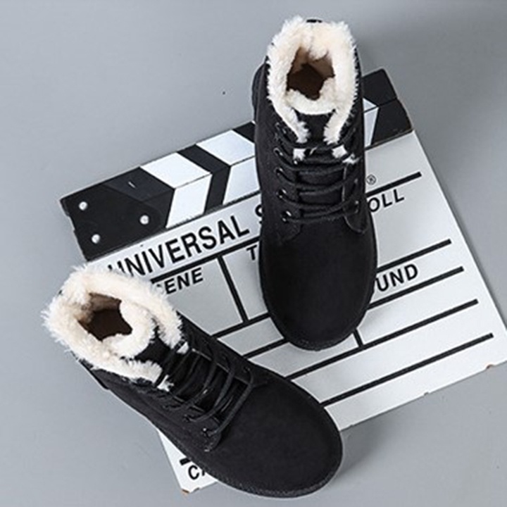 Giày bốt nữ hàng cao cấp, Boot nữ lót lông hàng QC , mã 023 | BigBuy360 - bigbuy360.vn
