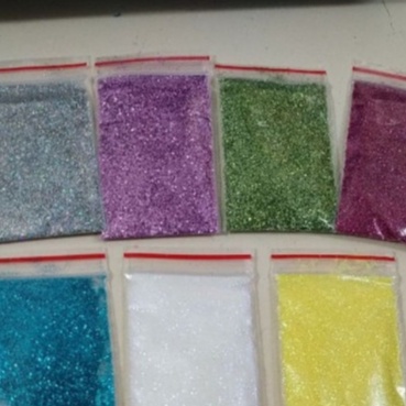 Combo 8 gói bột kim tuyến 8 màu (40gam-80gam)