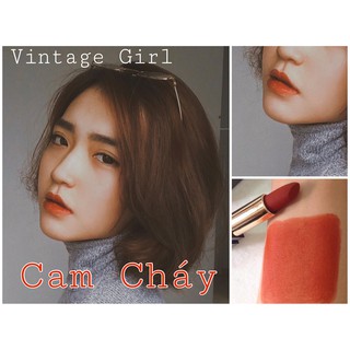 Màu Cam Cháy son Vintage Girl sale 50%