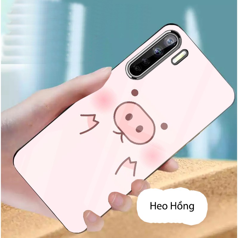 Ốp OPPO A91, Reno 3 mặt kính gương bóng