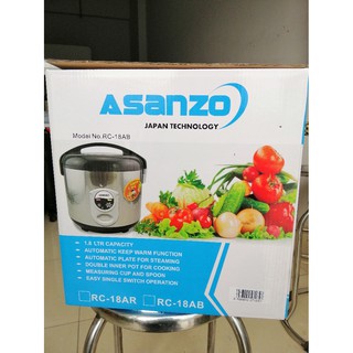 Nồi cơm điện ASANZO RC-18AR 1.8L