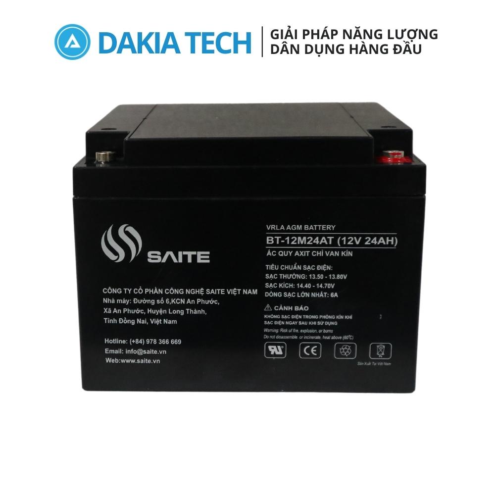 Ắc quy Saite 12V 24Ah Model BT-12M24AT