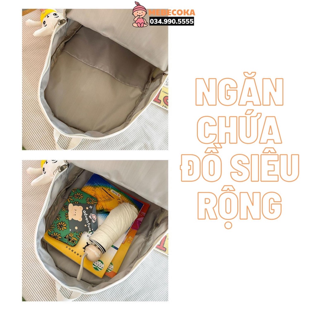 Balo nữ đi học thời trang Hàn Quốc, cặp sách đẹp hàng cao cấp dễ thương, túi xách sinh viên học sinh