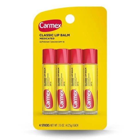 [CHÍNH HÃNG] SON DƯỠNG MÔI CARMEX CLASSIC LIP BALM SPF 15 (có chống nắng) Bill US chuẩn