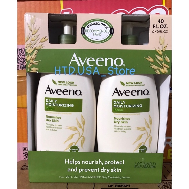 Sữa dưỡng thể dành cho da khô Aveeno Daily Moisturizing Lotion 591mL