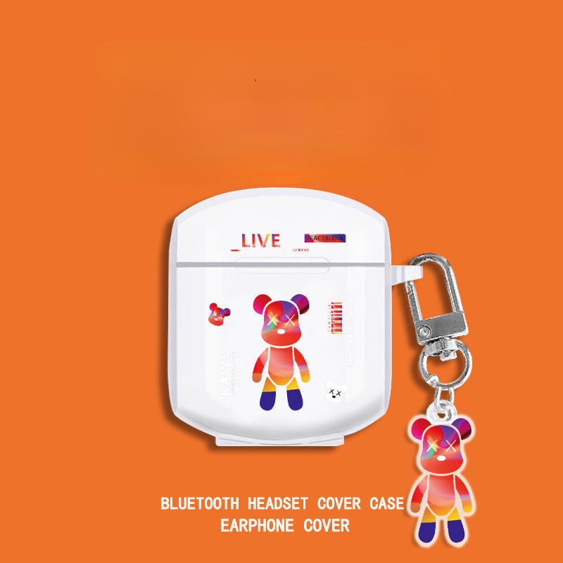 Vỏ Bảo Vệ Hộp Sạc Tai Nghe Edifier Lollipods Plus Mềm Họa Tiết Gấu Và Ngôi Sao Kirby Dễ Thương