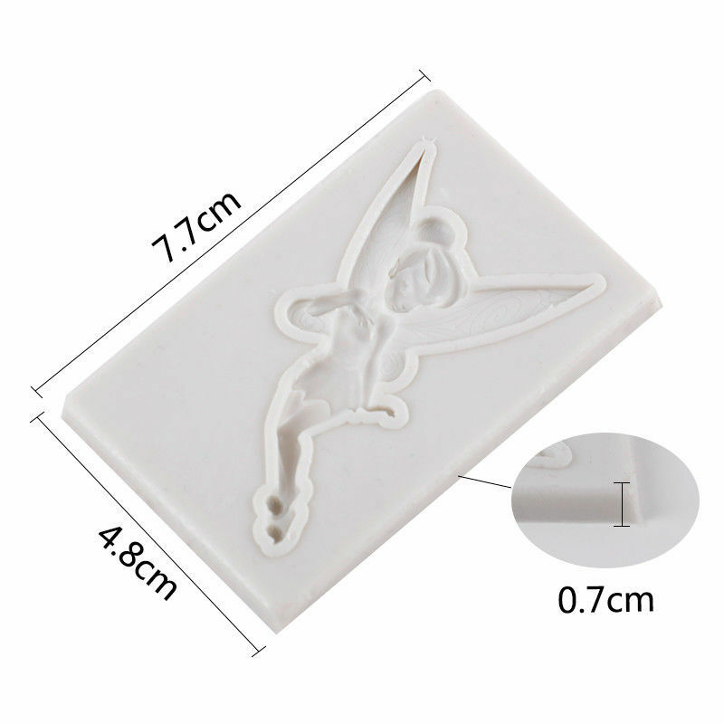 3D Childhood Flower Fairy Silicone Mold Gumpaste Chocolate Clay Baking Molds Fondant DIY Party Cake Decorating Tool