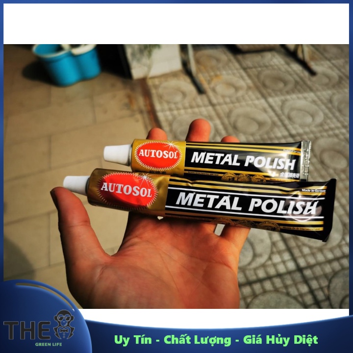 Kem Đánh Bóng Kim Loại, Inox ,Nhôm Autosol Metal Polish  Tăng Khăn ---Uy Tín - Chất Lượng - Giá H