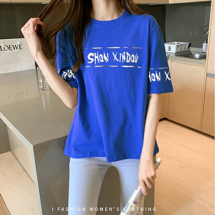 Áo thun nữ thun cotton thái dày dặn form rộng