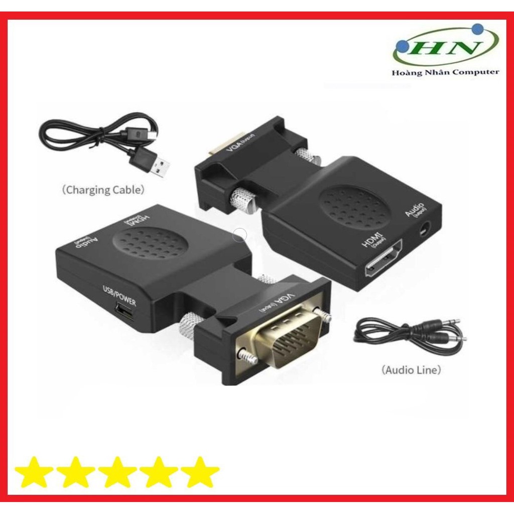 Đầu Chuyển VGA sang HDMI có audio | BigBuy360 - bigbuy360.vn