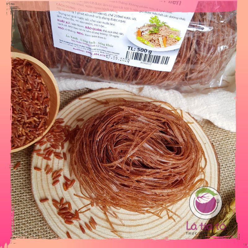 BÚN GẠO LỨT ĂN LIỀN 500GR - LÁ TÍA TÔ